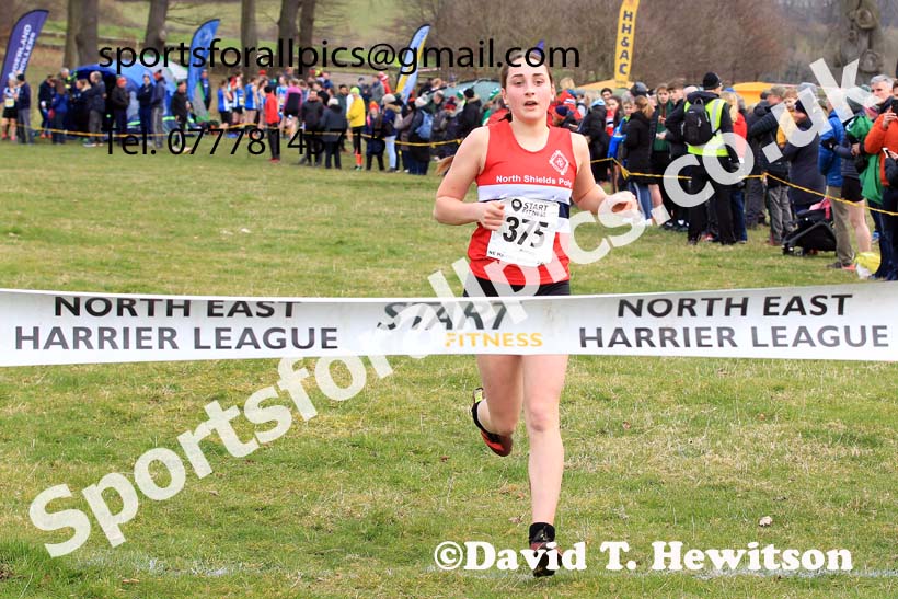 Girls Under-15s 2023 NEHL, Alnwick, Northumberland. Photo: David T. Hewitson/Sports for All Pics